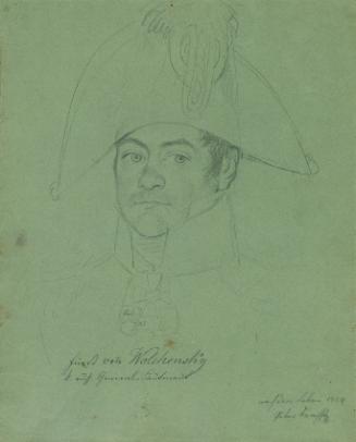 Johann Peter Krafft, Fürst von Wolchonsky (Porträtstudie zu "Siegesmeldung des Fürsten Schwarze…