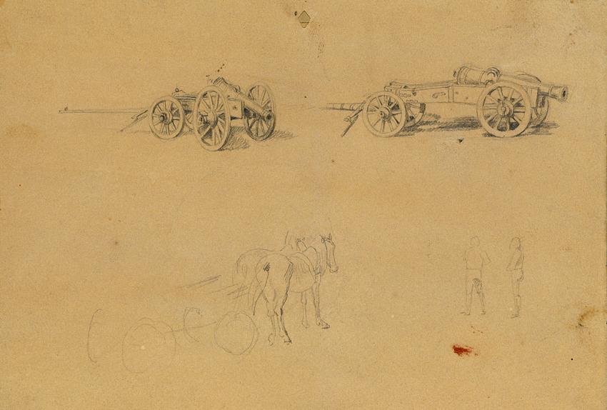 Study of Cannons, Military Equipment