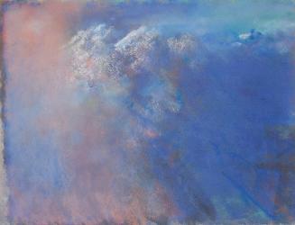 Gerhart Frankl, Westalpen, 1959, Pastell und Gouache auf Papier, 48,2 × 63,8 cm, Legat Peter Pa…