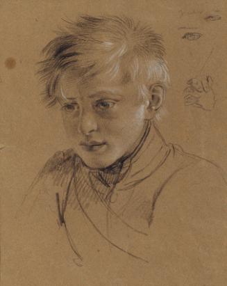 Johann Peter Krafft, Studie zu "Erzherzog Karl mit seinem Stab in der Schlacht bei Aspern", vor…