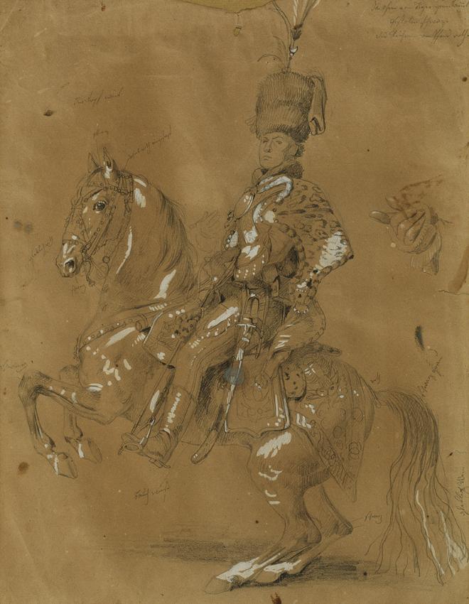 Theodor Aron de Bistra on Horseback