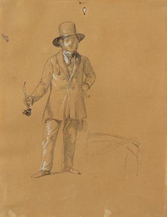 Johann Peter Krafft, Maler Friedrich Jagemann aus Weimar (Studie zu "Künstlerfreunde lösen eine…