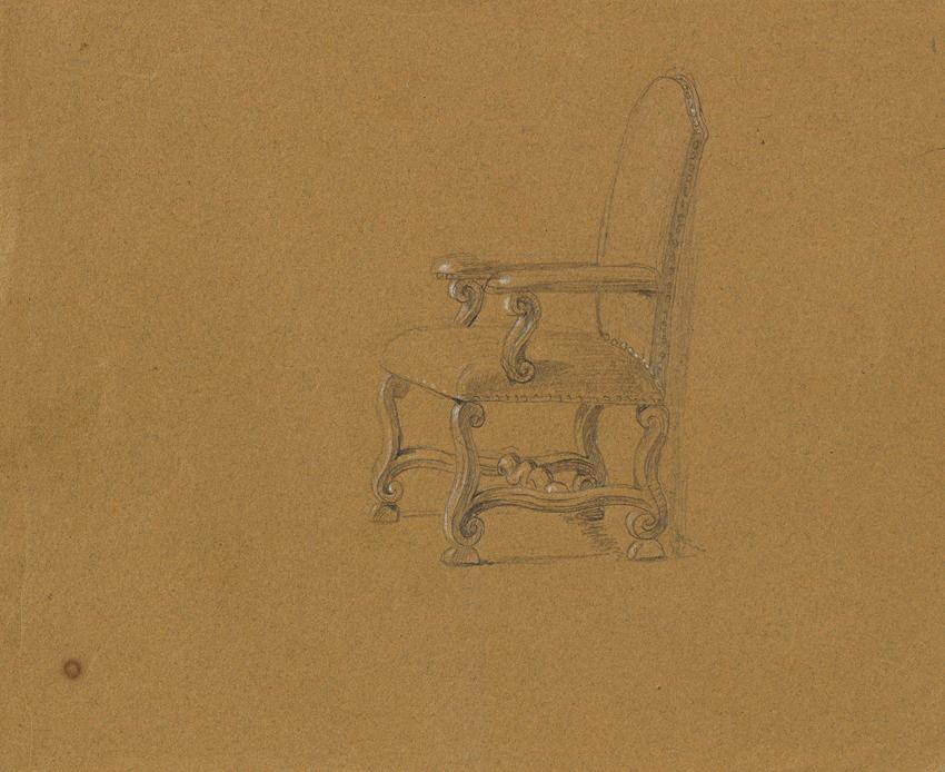 Studie eines Armstuhles