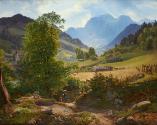 Friedrich Loos, Die Ramsau bei Berchtesgaden, 1836, Öl auf Leinwand, 58 x 73,5 cm, Belvedere, W…