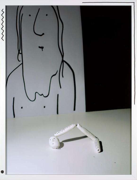 Zin Taylor, Acrobatic Composition Using Form and Light (A Thinker and a Thought), 2014, C-Print…