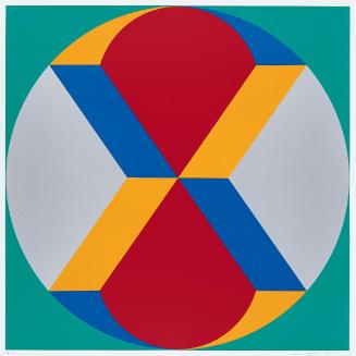 Marc Adrian, Poèmes Inventionistes II, 1973, Serigrafie auf Papier, 60 × 60 cm, Schenkung Samml…