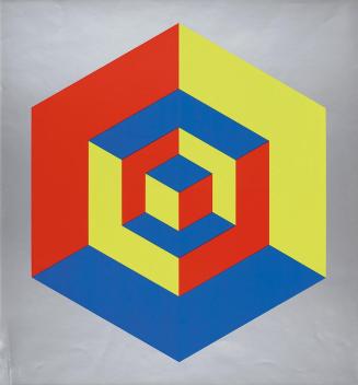Marc Adrian, Ohne Titel, 1970, Serigrafie auf Papier, 50 × 46,7 cm, Schenkung Sammlung Dieter u…