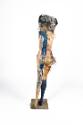 Helmut Leherb, Zeitzerstörung-Skulptur, 1960er-Jahre, Schaufensterpuppe bemalt und beklebt mit …