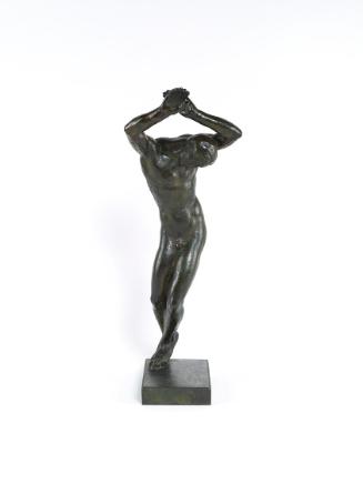 Jan Štursa, Der Verwundete, um 1916, Bronze, 43 × 18 × 26 cm, Dauerleihgabe Sammlung Rotter, Be…