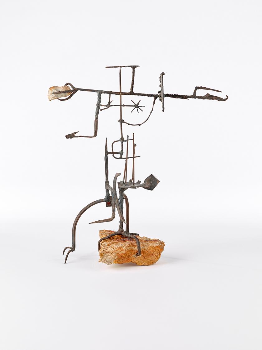 Marc Adrian, Rotationsplastik, 1955, Eisen, Stein, 47 × 41,5 × 25 cm, Belvedere, Wien, Inv.-Nr.…