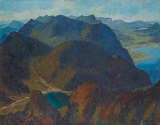Emil Beischläger, Mondsee, 1939, Öl auf Leinwand, 54 x 68 cm, Dauerleihgabe des Bundesministeri…