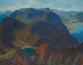 Emil Beischläger, Mondsee, 1939, Öl auf Leinwand, 54 x 68 cm, Dauerleihgabe des Bundesministeri ...