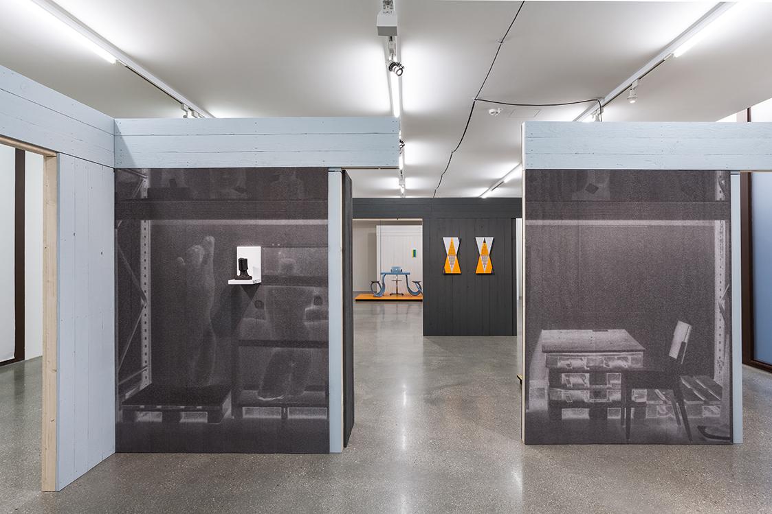 Doris Krüger und Walter Pardeller, Homo Faber, 2014, Installation: Holz, Metall, Audioequipment…