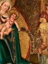 Konrad von Friesach, Madonna des Johannes Hinderkircher, vor 1445, 98 x 101 cm, Belvedere, Wien…