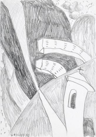 Kurt Hüpfner, Ohne Titel, 1990, Bleistift auf Papier, 29,7 × 21 cm, Schenkung aus Privatbesitz,…