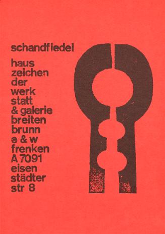 Wil Frenken, Schandfiedel, 1968, Papier, Blattmaße: 30 × 21 cm, Schenkung Fria Elfen-Frenken, B…