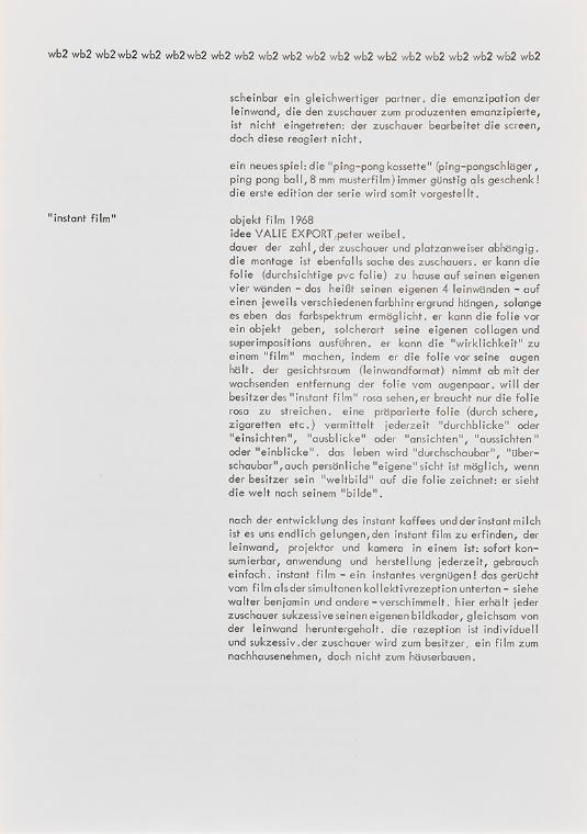 Friedrich Achleitner, mini art, 1968, Papier, Blattmaße: 30 × 21 cm, Belvedere, Wien, Inv.-Nr.  ...