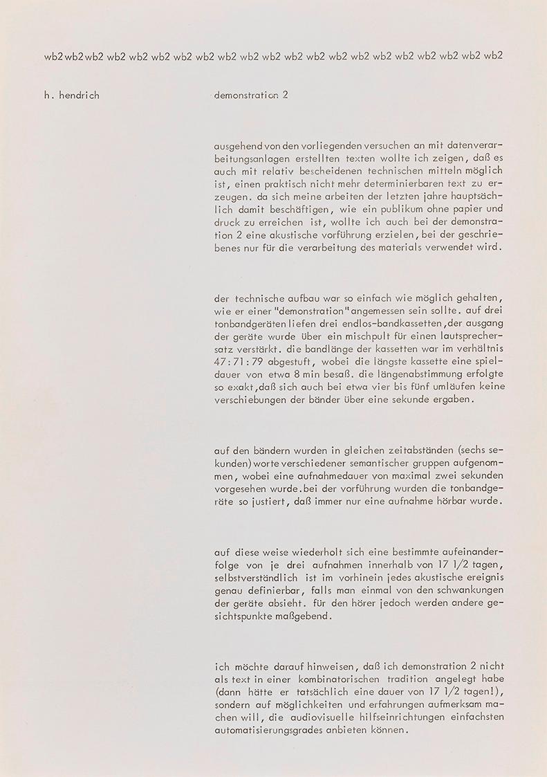 Hermann J. Hendrich, demonstration 2, 1968, Papier, Blattmaße: 30 × 21 cm, Belvedere, Wien, Inv…