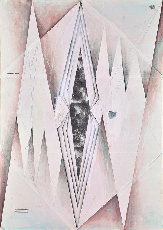 Tillman Kaiser, Vogel, 2008, Eitempera und Siebdruck auf Leinwand, 190 × 135 × 2 cm, Ankauf aus…