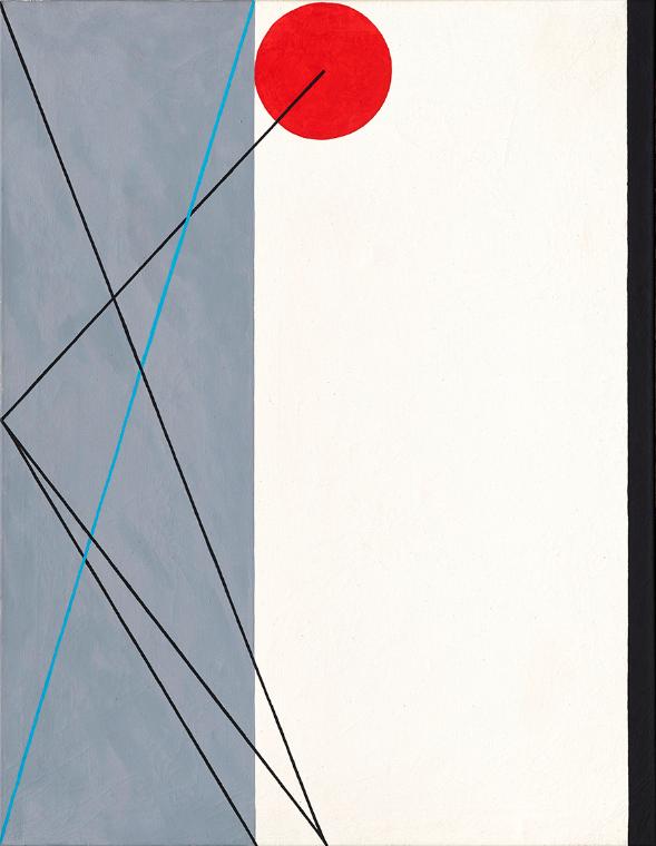 Heimo Zobernig, Ohne Titel, 1985, Öl auf Molino, ungerahmt: 90 × 70 × 2 cm, Belvedere, Wien, In…
