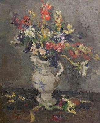 Gerhart Frankl, Blumenkrug, 1929, Öl auf Leinwand, 66 × 54 cm, Legat Peter Parzer, Wien, Belved ...