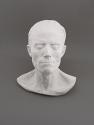 Anton Sandig, Totenmaske Gustav Mahler, undatiert (1911), Gips, 34 x 28 x 16,5 cm, Belvedere, W ...