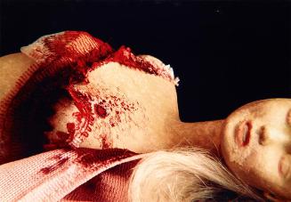 Theres Cassini, The Morgue - Shotgun Suicide I, 1999, C-Print kaschiert auf Hartfaserplatte mit…
