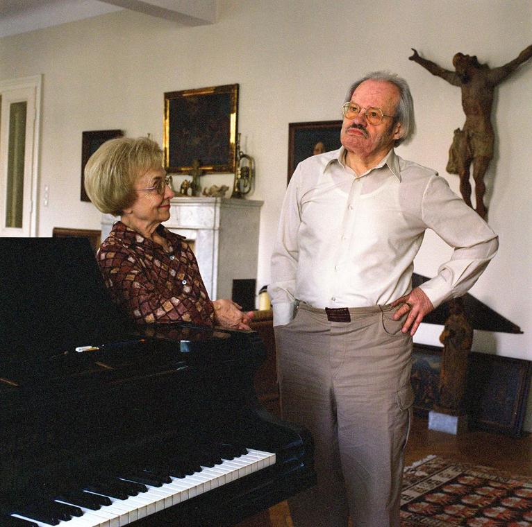 Heidi Harsieber, Friedrich und Gertraud Cerha, 2005, C-Print, 45 × 45 cm, Schenkung der Künstle…