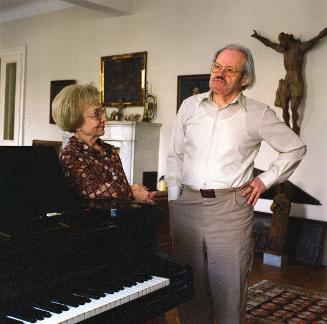 Heidi Harsieber, Friedrich und Gertraud Cerha, 2005, C-Print, 45 × 45 cm, Schenkung der Künstle…