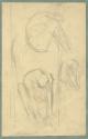Max Kurzweil, Geigenspieler, um 1894/1895, Bleistift auf Papier, 22,9 × 14,6 cm, Belvedere, Wie…