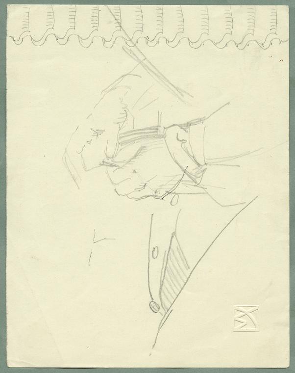 Max Kurzweil, Händestudie, um 1900, Bleistift auf Papier, 17,3 × 13,6 cm, Belvedere, Wien, Inv. ...