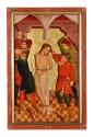 Österreichischer Maler, Geißelung Christi, Wien um 1430/1440, Malerei auf Holz, 79 × 47 cm, Dau…