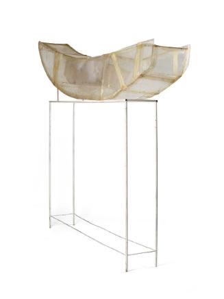 Rudolf Polanszky, Hypertransforme Skulptur / Schwebelage 1, 2007, Acrylglas, Kunststoff, Eisen,…
