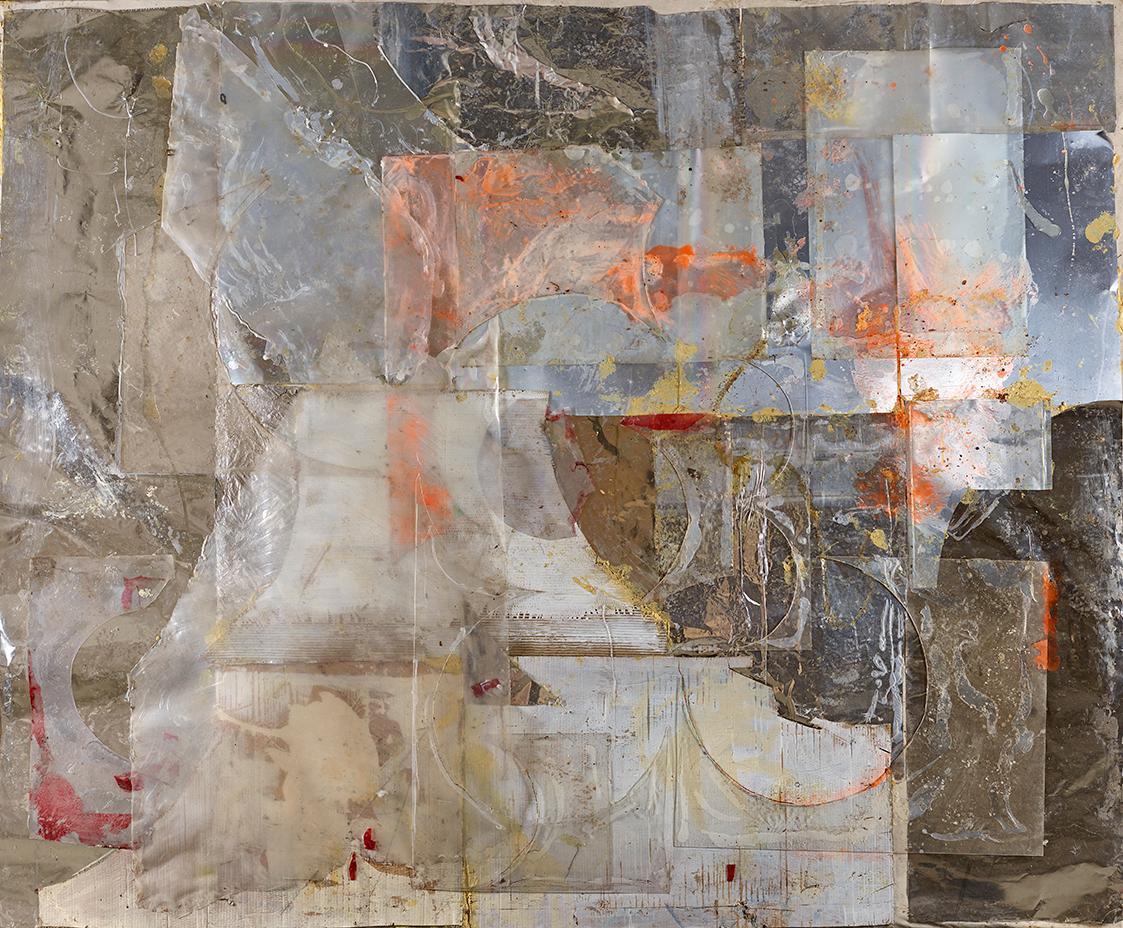 Rudolf Polanszky, Reconstructions / Translineare Strukturen, 2009, Spiegelfolie, Acrylglas, Sil…