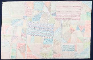 Oswald Oberhuber, Schrift und Zahlen (Bildroman), 1973, Mischtechnik auf grundierter Leinwand, …