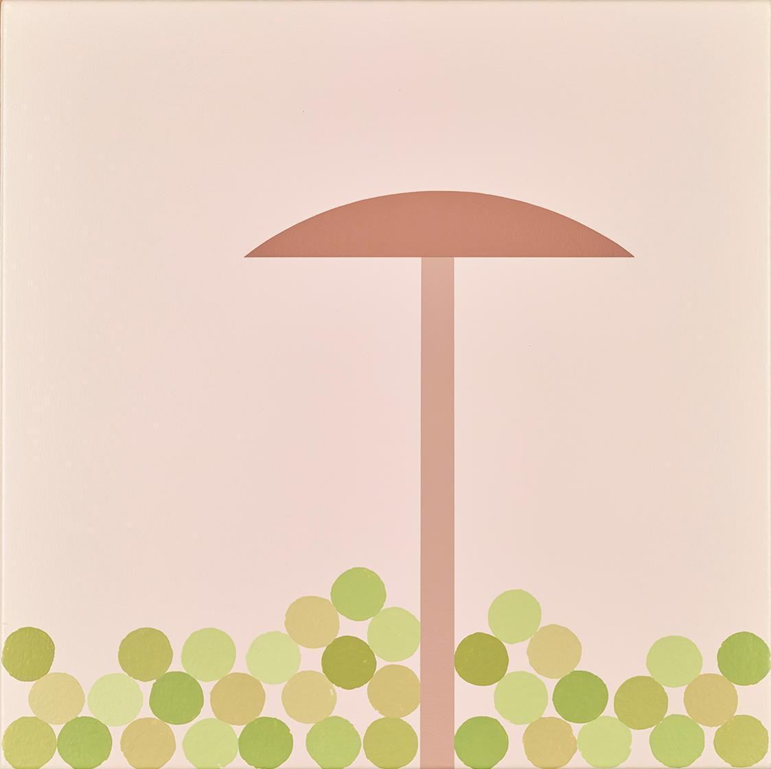 Christian Hutzinger, Ohne Titel (CH 42/2005), 2005, Acryl auf Leinwand, 60 × 60 cm, Schenkung G…