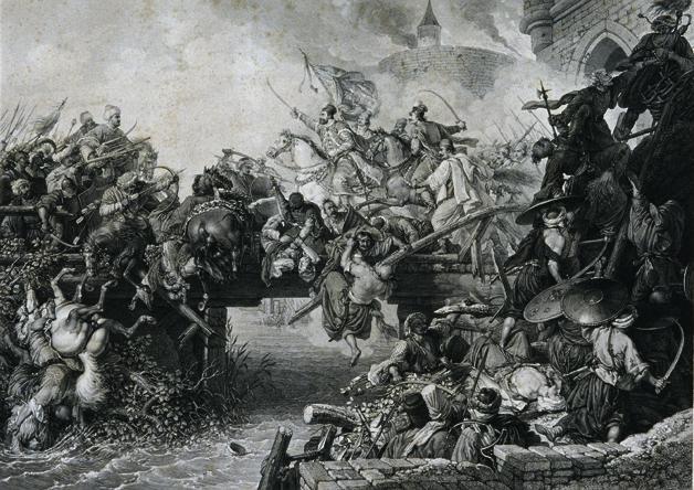 Ausfall Zrinys vor der Festung Szigetvár