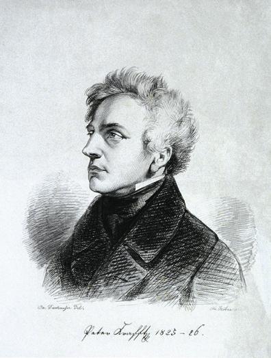 Franz Xaver Stöber (Stecher nach) Josef Danhauser, Der Maler Johann Peter Krafft (1780–1856), 1…