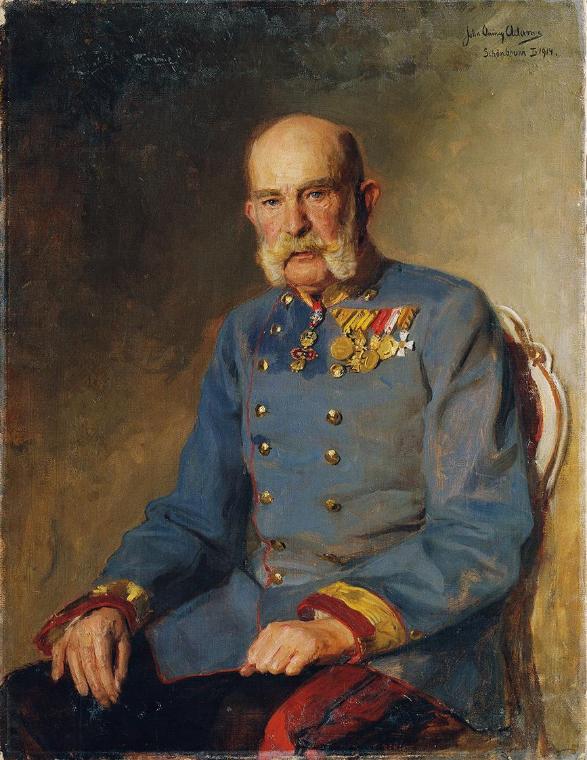 John Quincy Adams, Kaiser Franz Joseph I., 1914, Öl auf Leinwand, 107,5 x 83 cm, Belvedere, Wie…