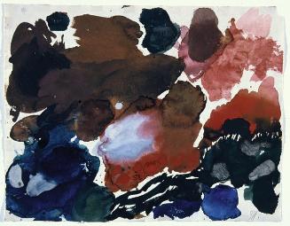 Gustav Hessing, Wienerwald, 1950, Deckfarben auf Papier, 24 x 31 cm, Belvedere, Wien, Inv.-Nr. …