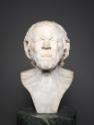 Franz Xaver Messerschmidt, Der Verdrüßliche ("Charakterkopf" Nr. 21), vor 1923, Gipsabguss, H: …