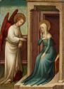 Meister der Darbringungen, Verkündigung an die hl. Anna, um 1420/1430, Malerei auf Tannenholz, …