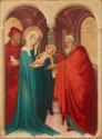 Meister der Darbringungen, Darbringung Christi im Tempel, um 1420/1425, Malerei auf Tannenholz,…