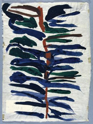 Gustav Hessing, Blütenzweig, 1930, Deckfarben auf Papier, 41,5 x 30,5 cm, Belvedere, Wien, Inv.…