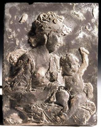 Rudolf Emanuel Ritter von Weyr, Venus stutzt Amor die Flügel - Entwurf zu einem Relief, um 1893…