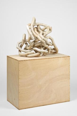 Heimo Zobernig, Ohne Titel, 1994-1998, Karton, Holz, Schrauben, Filzstift, 150 x 94 x 56 cm, Be ...