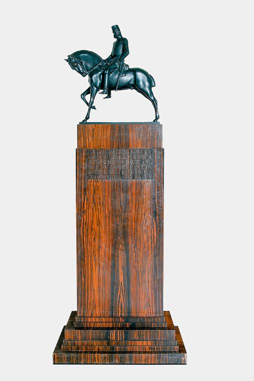 Franz Metzner, Modell für ein Reiterdenkmal Kaiser Franz Josephs I., 1908, Bronze, H: 63,5 cm, …