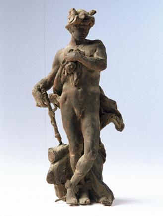 Rudolf Emanuel Ritter von Weyr, Merkur, um 1895, Rötlichbraunes Modellierwachs, H: 21,5 cm, Bel…