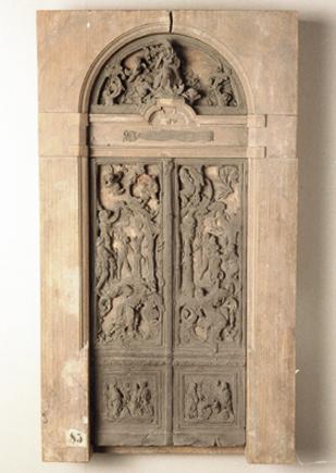 Rudolf Emanuel Ritter von Weyr, Entwurf für das Portal des Palais Equitable, Wien, 1890/1891, R…