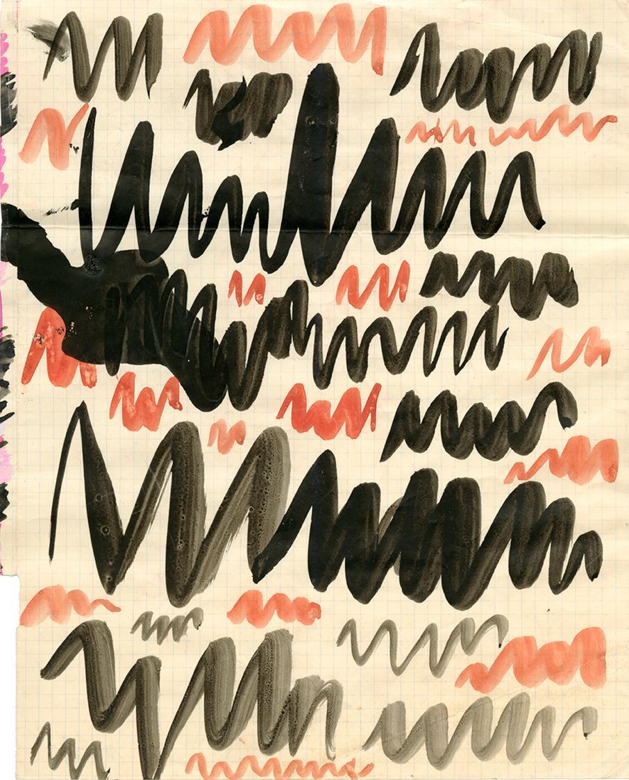 Maria Stadlmayer-Bieber, Muster s-r, um 1930, Aquarell, 28,7 × 23 cm, Belvedere, Wien, Inv.-Nr.…